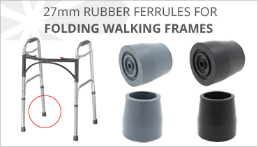 FERRULES FOR FOLDING WALKING FRAMES